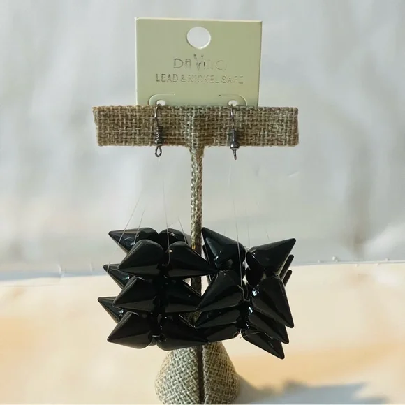 Crystal Avenue Pink Glitter Button Earrings + 4 more Mixed Sets #1028 - Picture 2 of 7